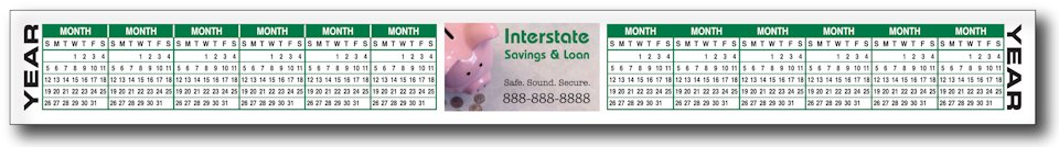 Images of our 2026 Calendar Strips No. 6652