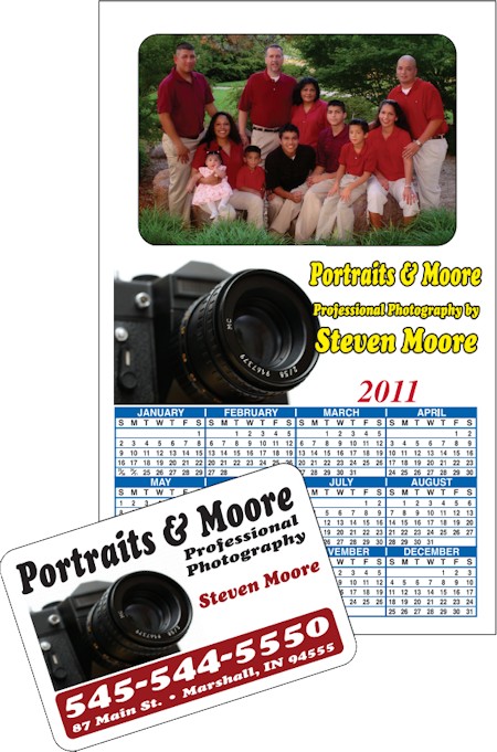 Images of our Picture Frame Magnets No. 967 2024 Calendar Magnet