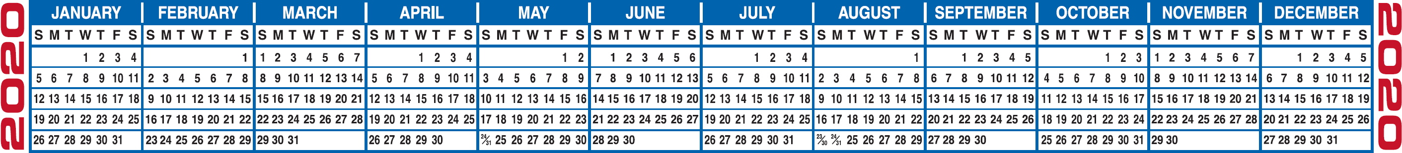 FREE Printable 2021 Calendars & 2021 Calendar Strips