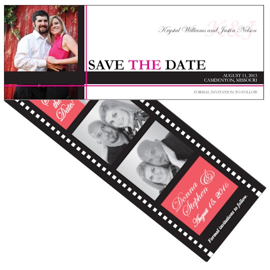 Images of our Save-The-Date Magnets No. 3378
